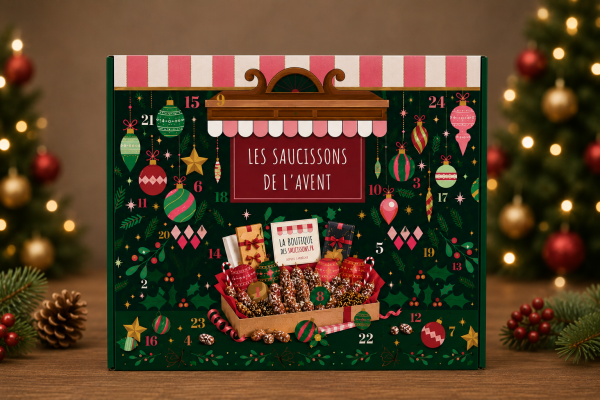 Calendrier avent 87 saucissons 2026 Calendrier avent 87 saucissons 2026