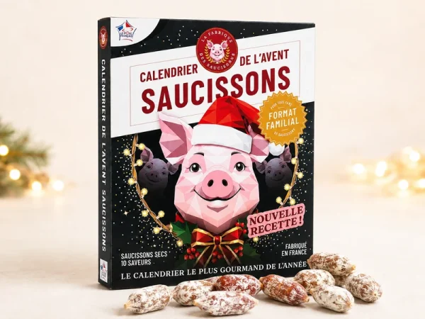 Calendrier de l'avent saucisson format familial Calendrier de l'avent saucisson format familial